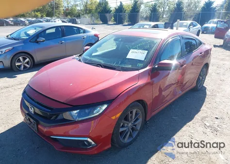 2020 Honda Civic Ex из США, поврежденный, VIN 19XFC1F34LE022345